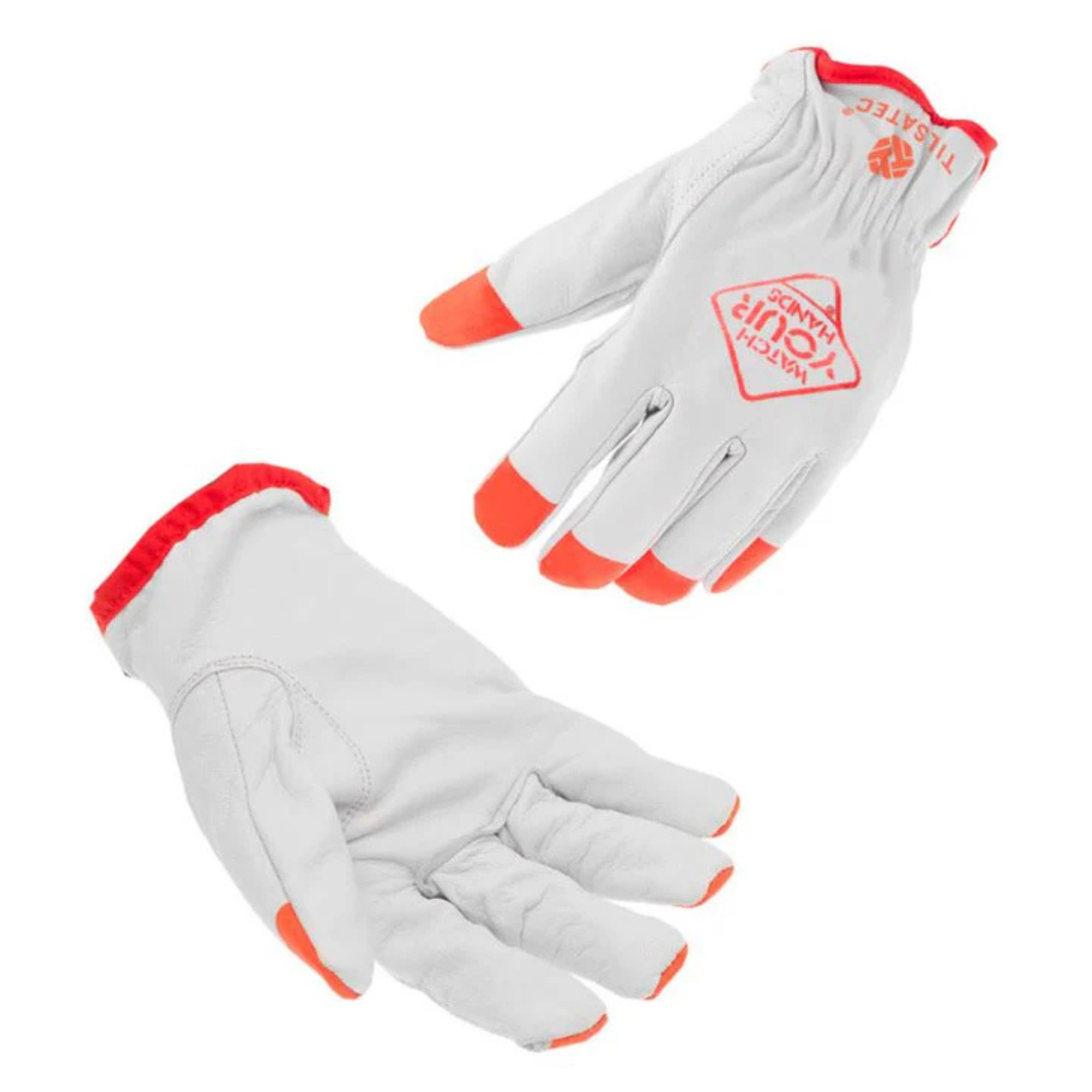 Tilsatec A6 Hi-Vis Cut Resistant Leather Drivers Gloves from Columbia Safety